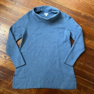 J. Jill Blue Turtleneck Sweater Size S
